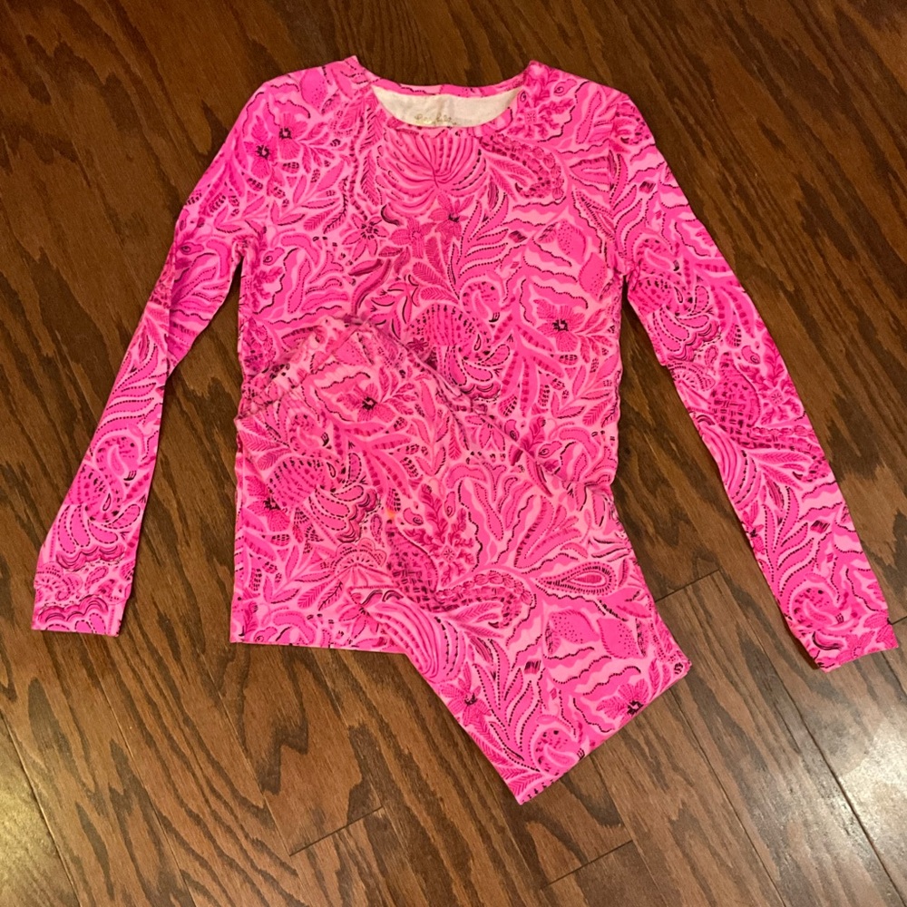 NEW Lilly Pulitzer Pink Kids Pajama Set